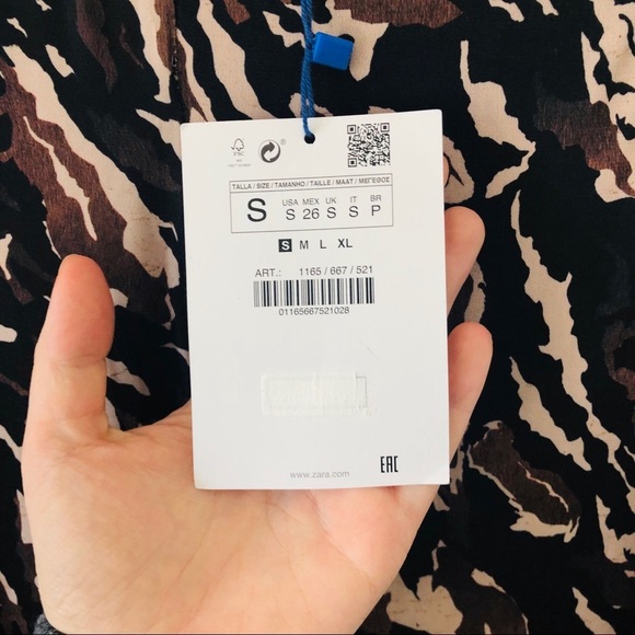 NWT ZARA army Camouflage print stretch lightweight pants size small - Picture 5 of 8